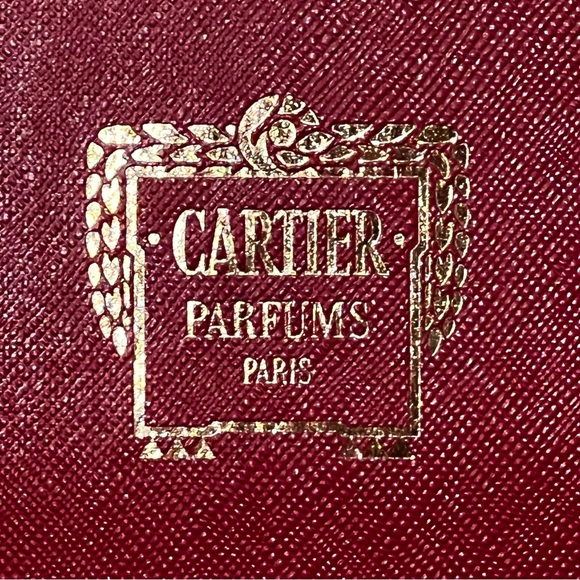 CARTIER Red Gift Box w/ Collar – “PARFUMS Paris” – Textured, 7 x 8 x 4, NEW - Picture 4 of 10